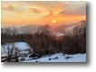 Foto Savignone - Panorami - Tramonto impressionista con neve